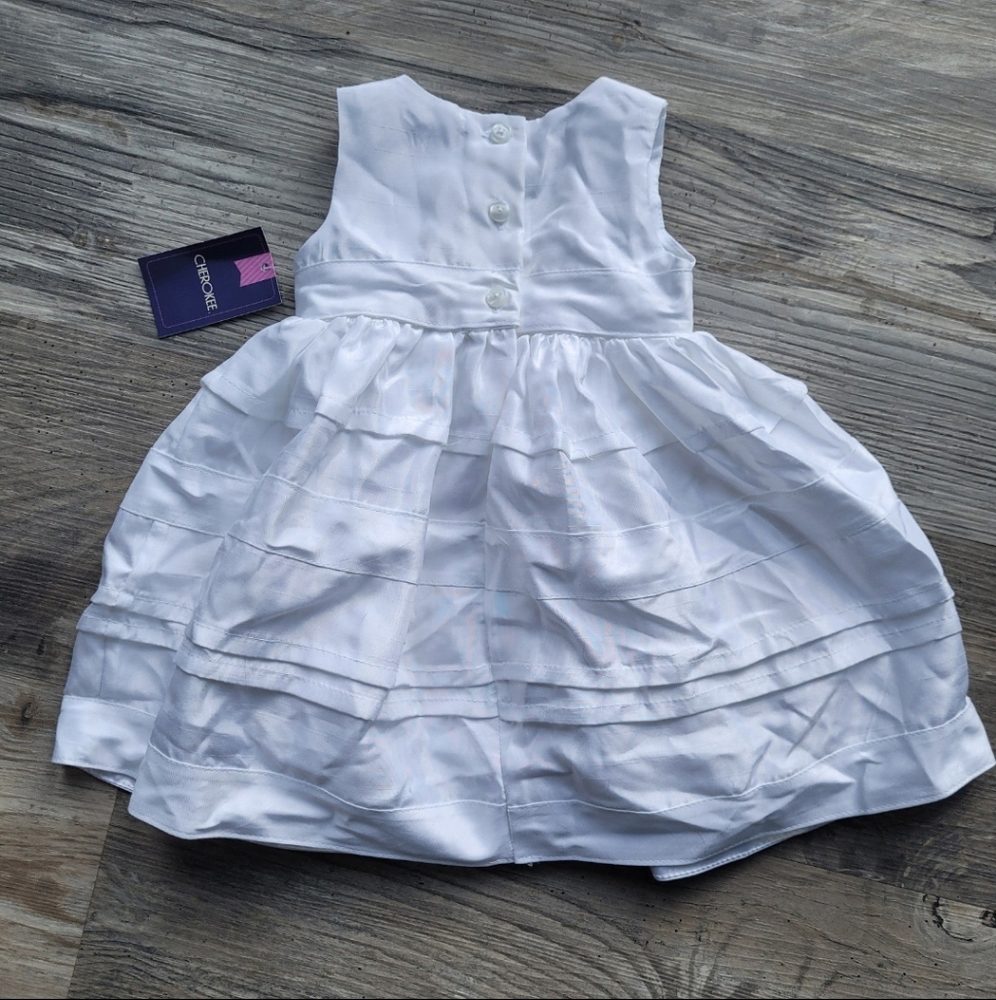 White Ruffle Dress - Picture 3 of 6